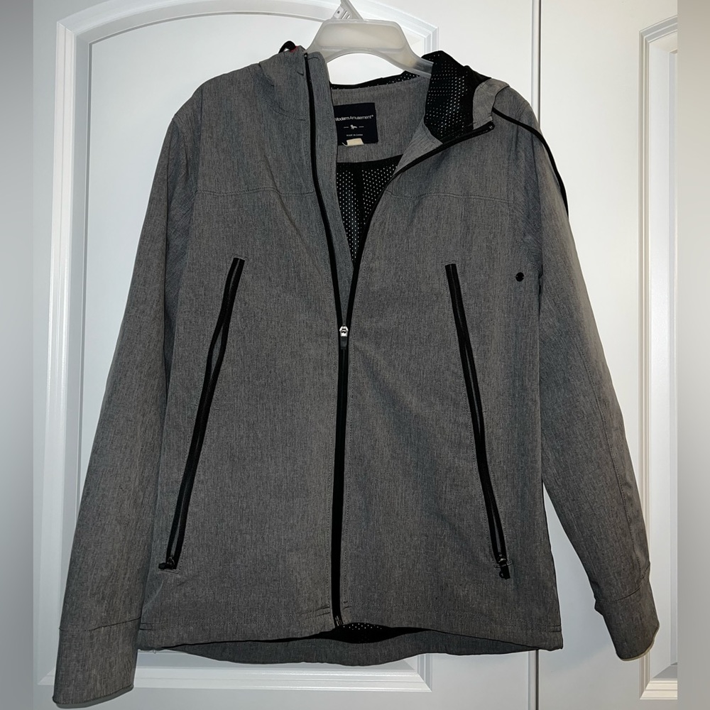 Mens Modern Amusement Waterproof Jacket
